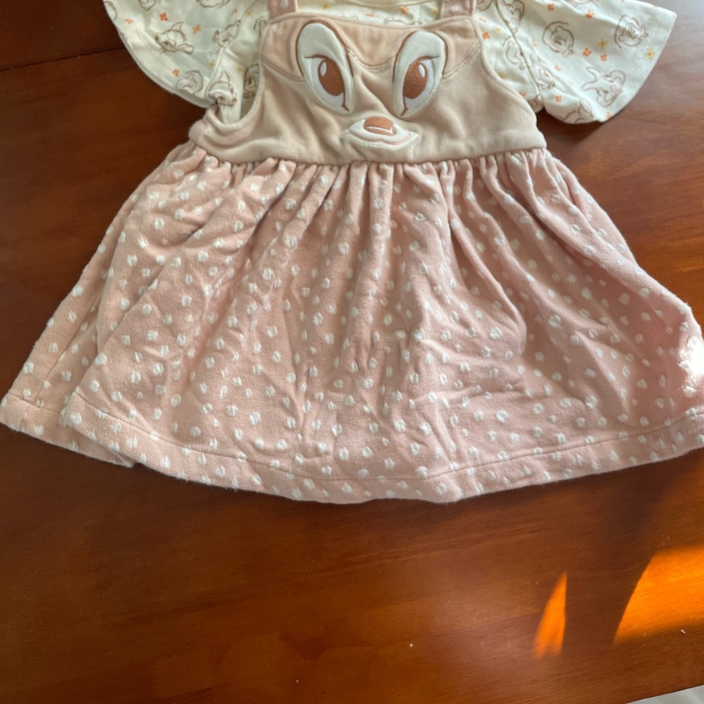 Disney Pink and Cream Bambi Dress